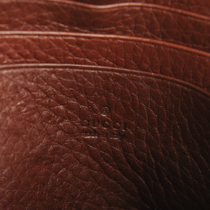 Gucci Cellarius Calfskin GG Marmont Chain Wallet Nut Brown 6 of 7