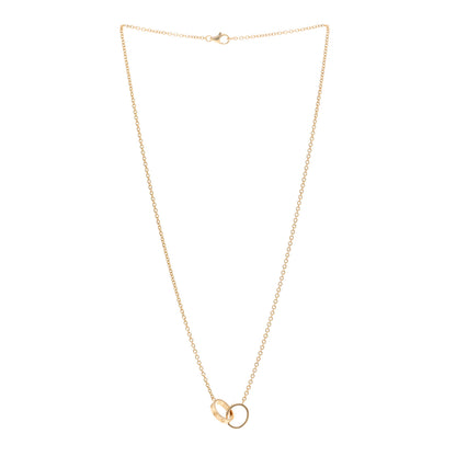 Cartier 18K Yellow Gold Interlocking LOVE Necklace 3 of 6