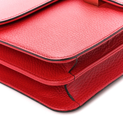 Gucci Dollar Calfskin Interlocking G Shoulder Bag Red 10 of 11