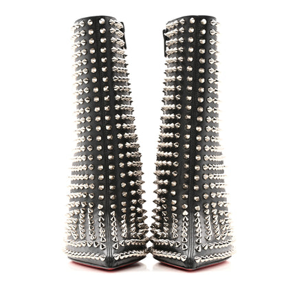 Christian Louboutin Nappa Condora Booty Spikes 100 Ankle Boots 37 Black 3 of 9