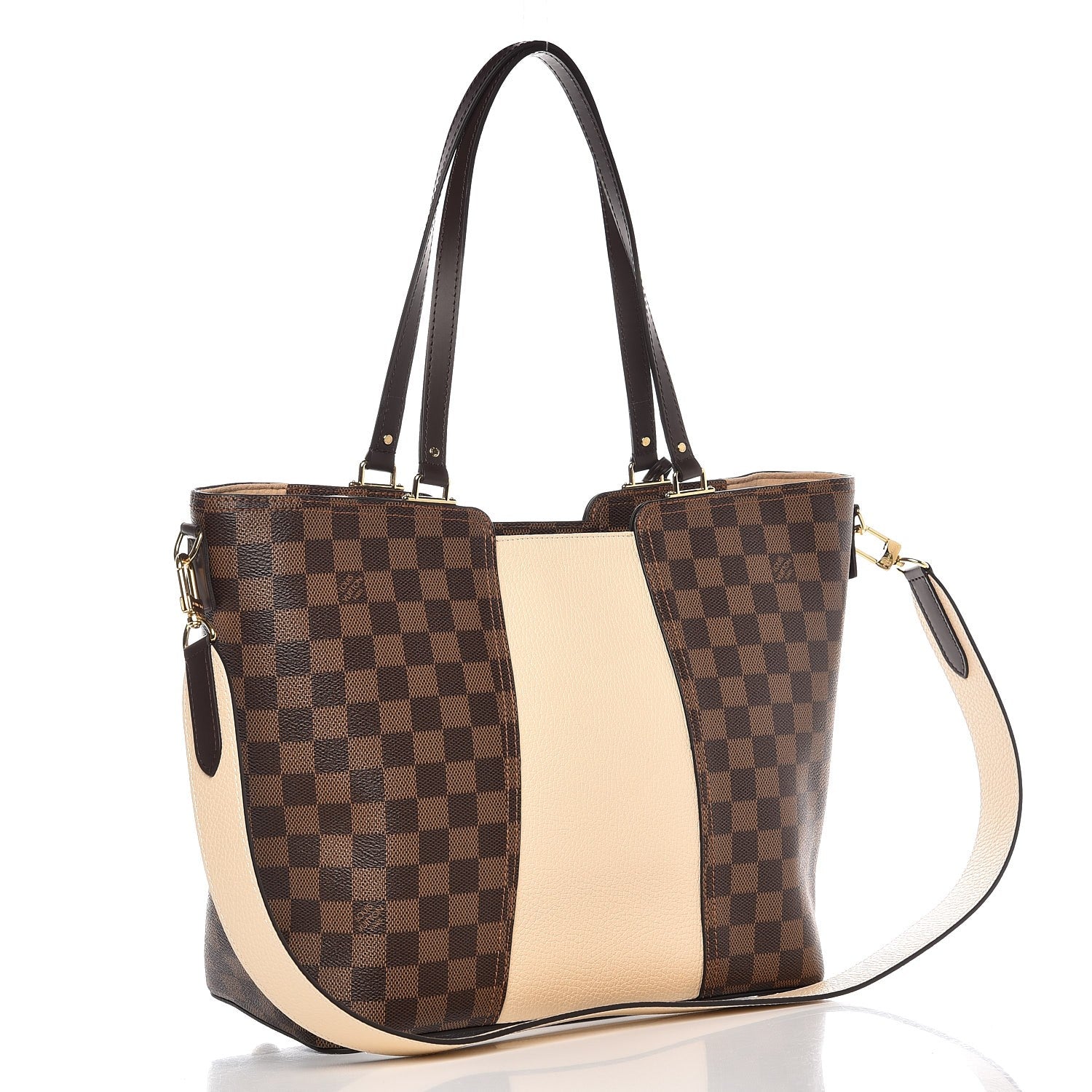 Louis Vuitton Damier Ebene Jersey Creme 4 of 9