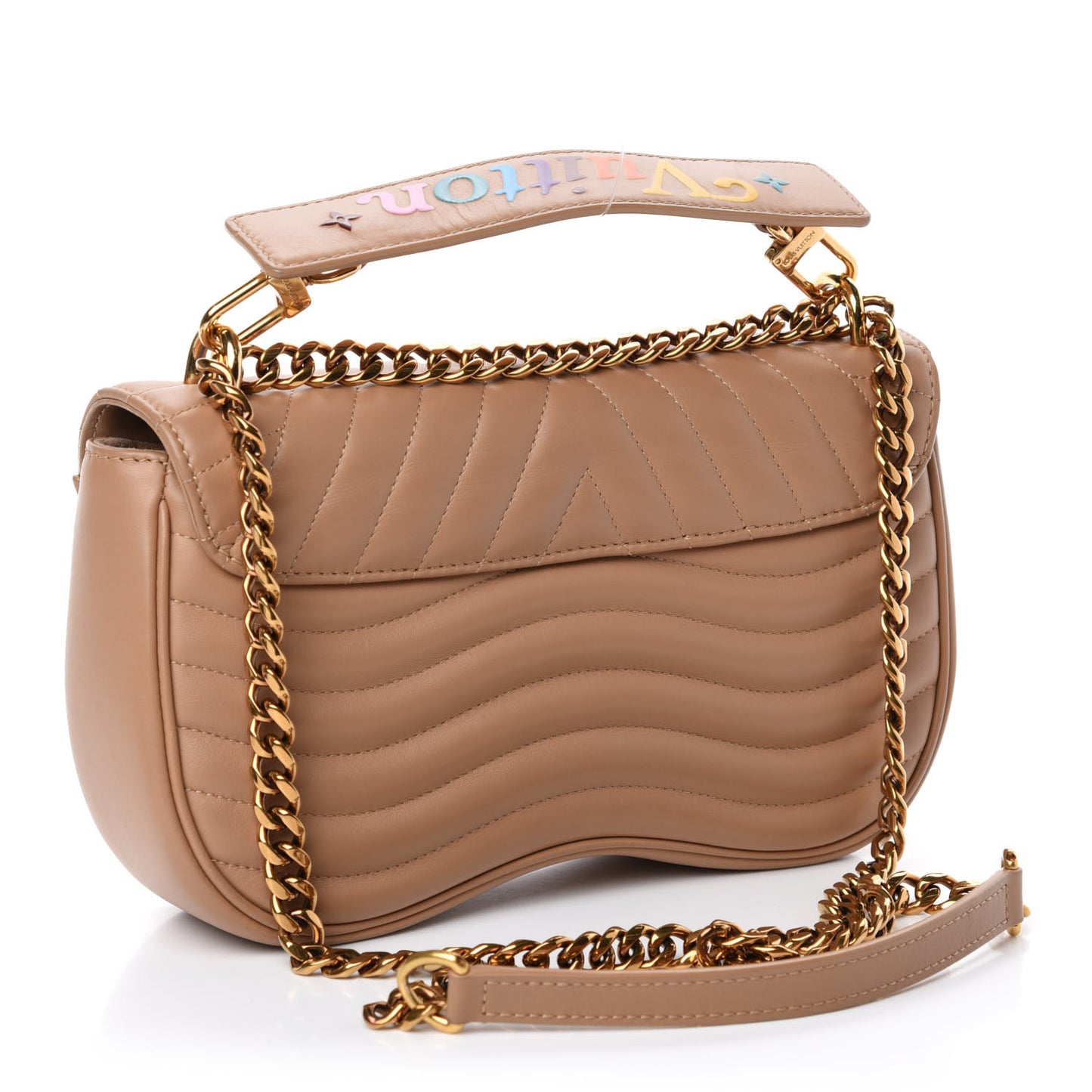 Calfskin New Wave Chain MM Noisette