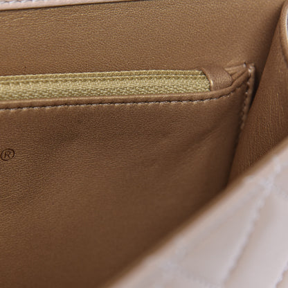 Chanel Lambskin Quilted Small Chic Pearls Flap Beige 7 of 12