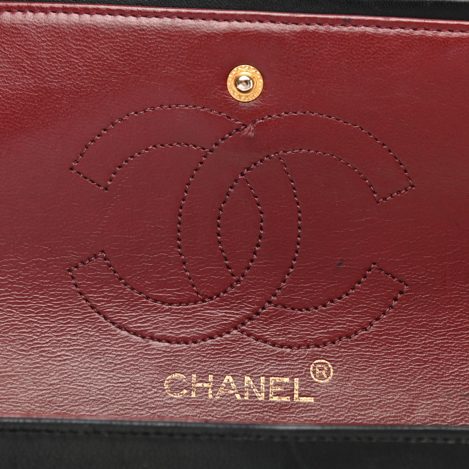 Chanel Lambskin Quilted Medium Double Flap Black 5 of 15