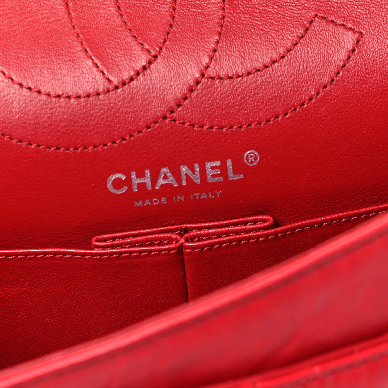 Chanel Aged Calfskin Quilted 2.55 Reissue 225 Flap Red 6 of 9