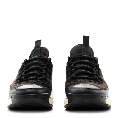 Chanel Velvet Calfskin Mixed Fibers CC Sneakers 37 Black 2 of 13