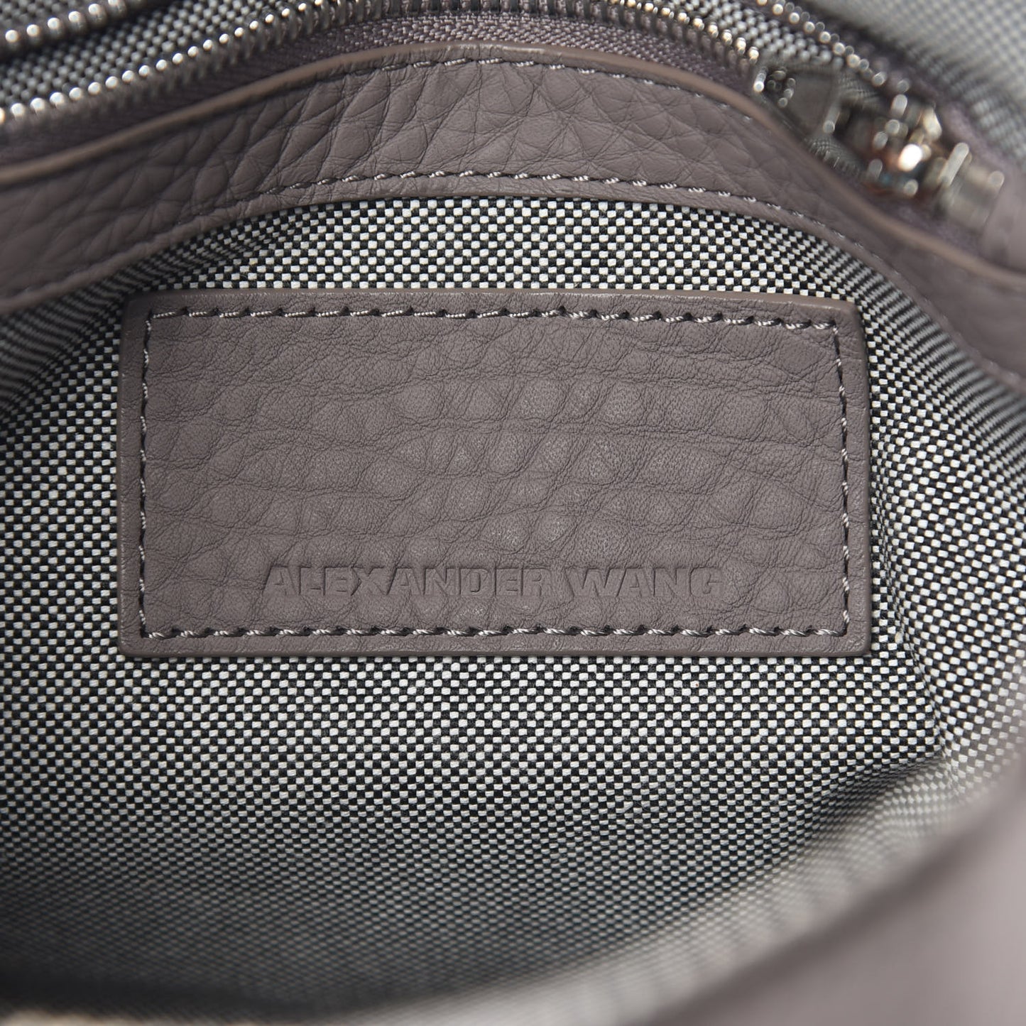 Pebbled Lambskin Mini Rockie Mink Silver Hardware