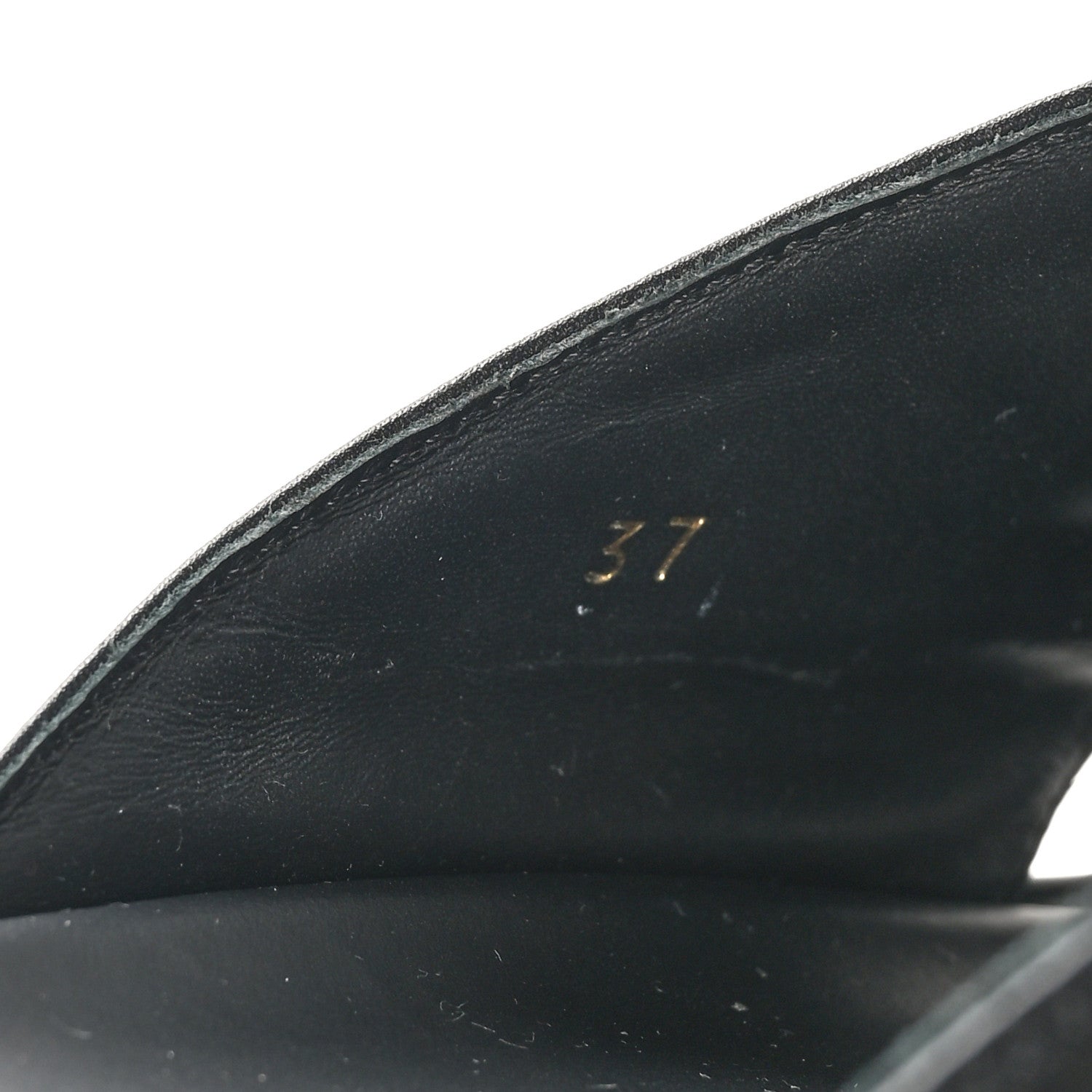 Fendi Vitello Womens Fendigraphy Slide Sandals 37 Black 9 of 11