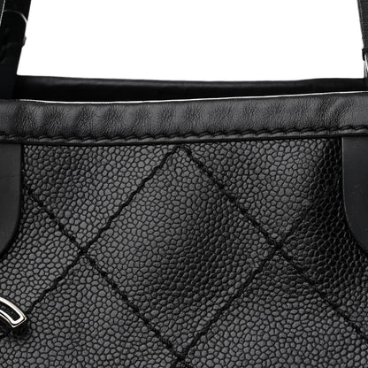 Chanel Grained Calfskin Shopping Fever Tote Black 10 of 15