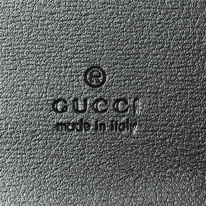 Gucci Boarded Plutone Calfskin GG Marmont Card Case Black 6 of 6