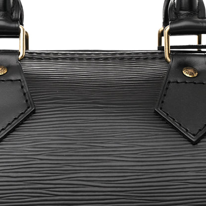 Louis Vuitton Epi Speedy 25 Black 8 of 10