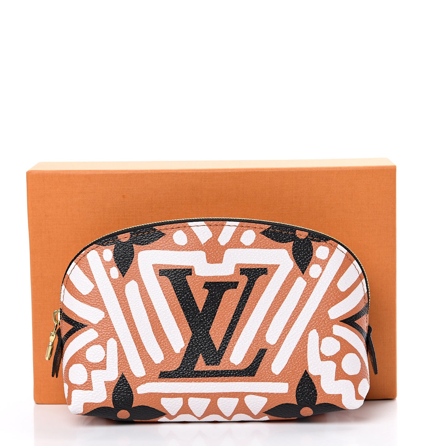 Monogram Giant Crafty Cosmetic Pouch Crème Caramel