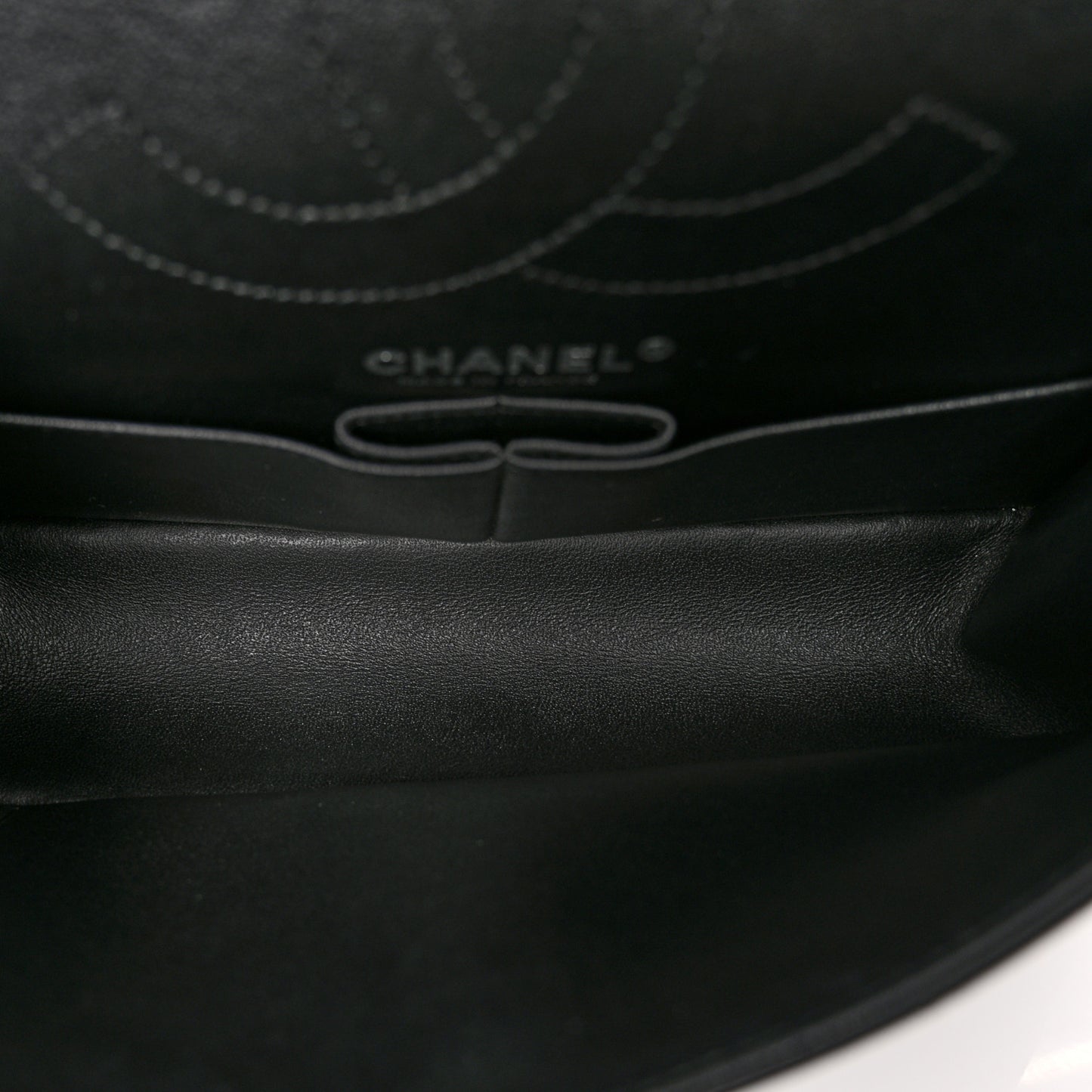Sheepskin Chevron Quilted 2.55 Reissue 225 Double Flap So Black