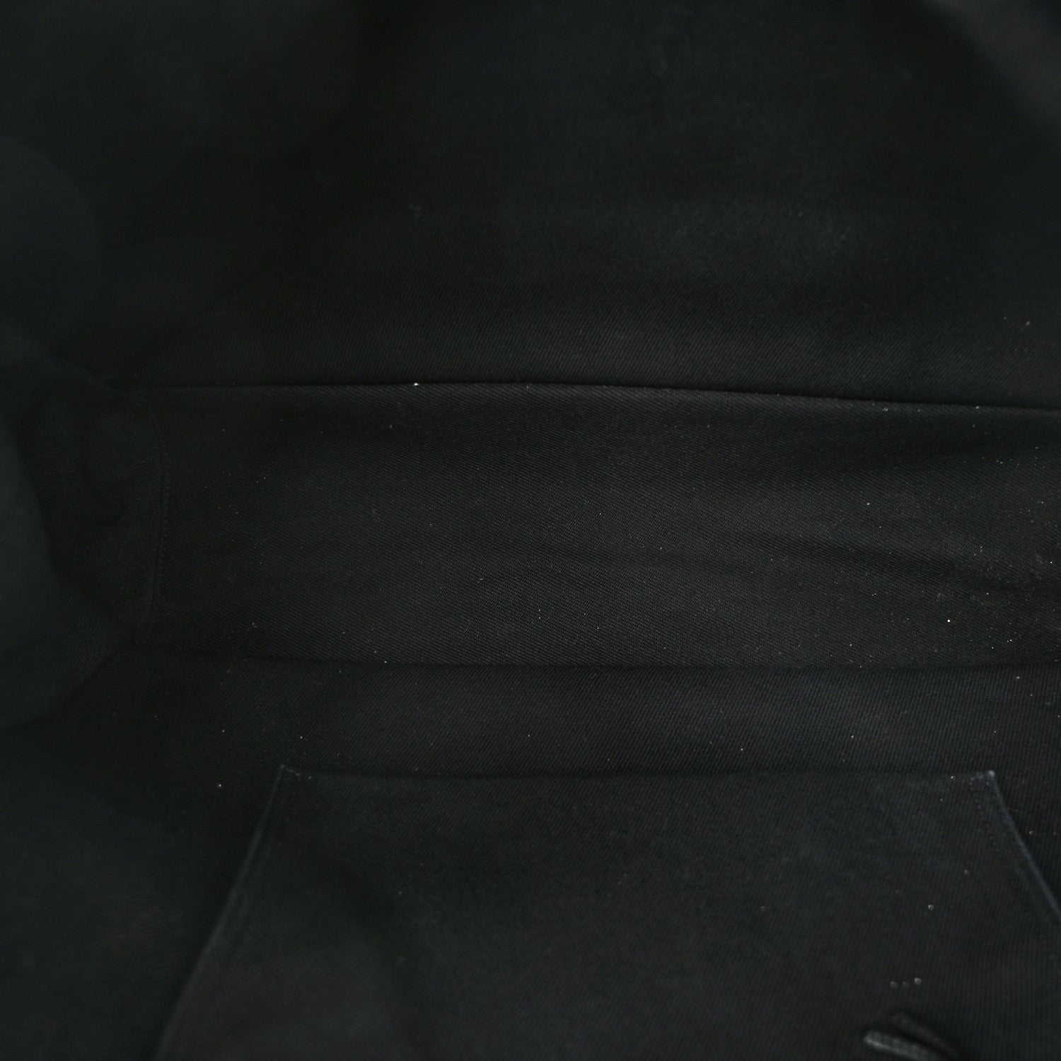 Saint Laurent Linen Calfskin Rive Gauche Tote Black 4 of 10
