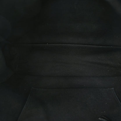 Saint Laurent Linen Calfskin Rive Gauche Tote Black 4 of 10