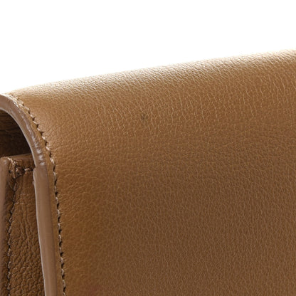 Saint Laurent Calfskin Monogram Large Belle De Jour Clutch Beige 12 of 12