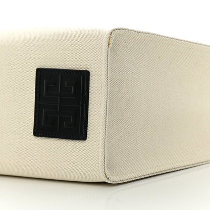 Givenchy Canvas Medium Tote Beige Black 10 of 13