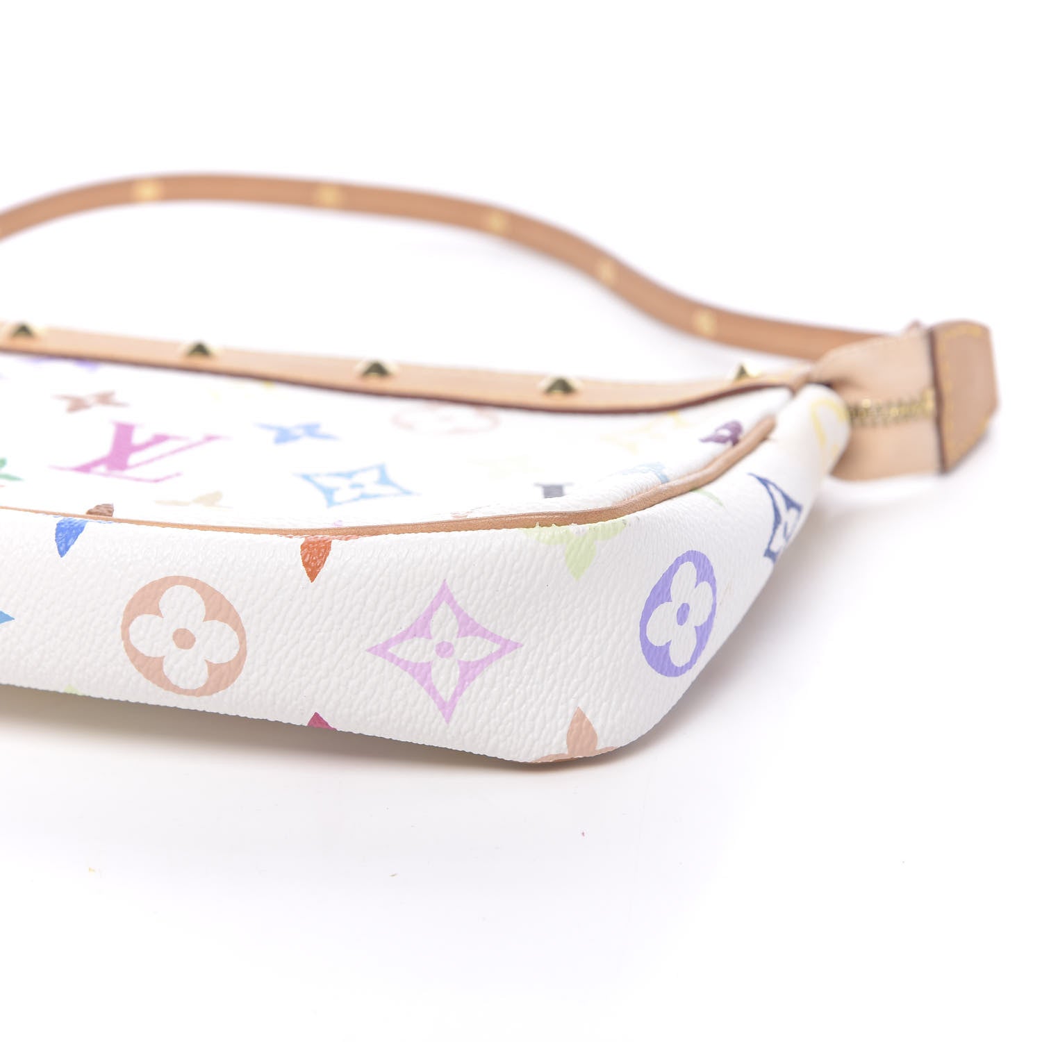 Louis Vuitton Monogram Multicolor Pochette Accessories White 12 of 12