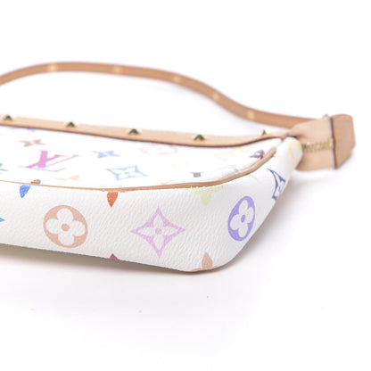 Louis Vuitton Monogram Multicolor Pochette Accessories White 12 of 12