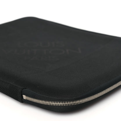 Louis Vuitton Damier Geant Laptop Case Black 9 of 9