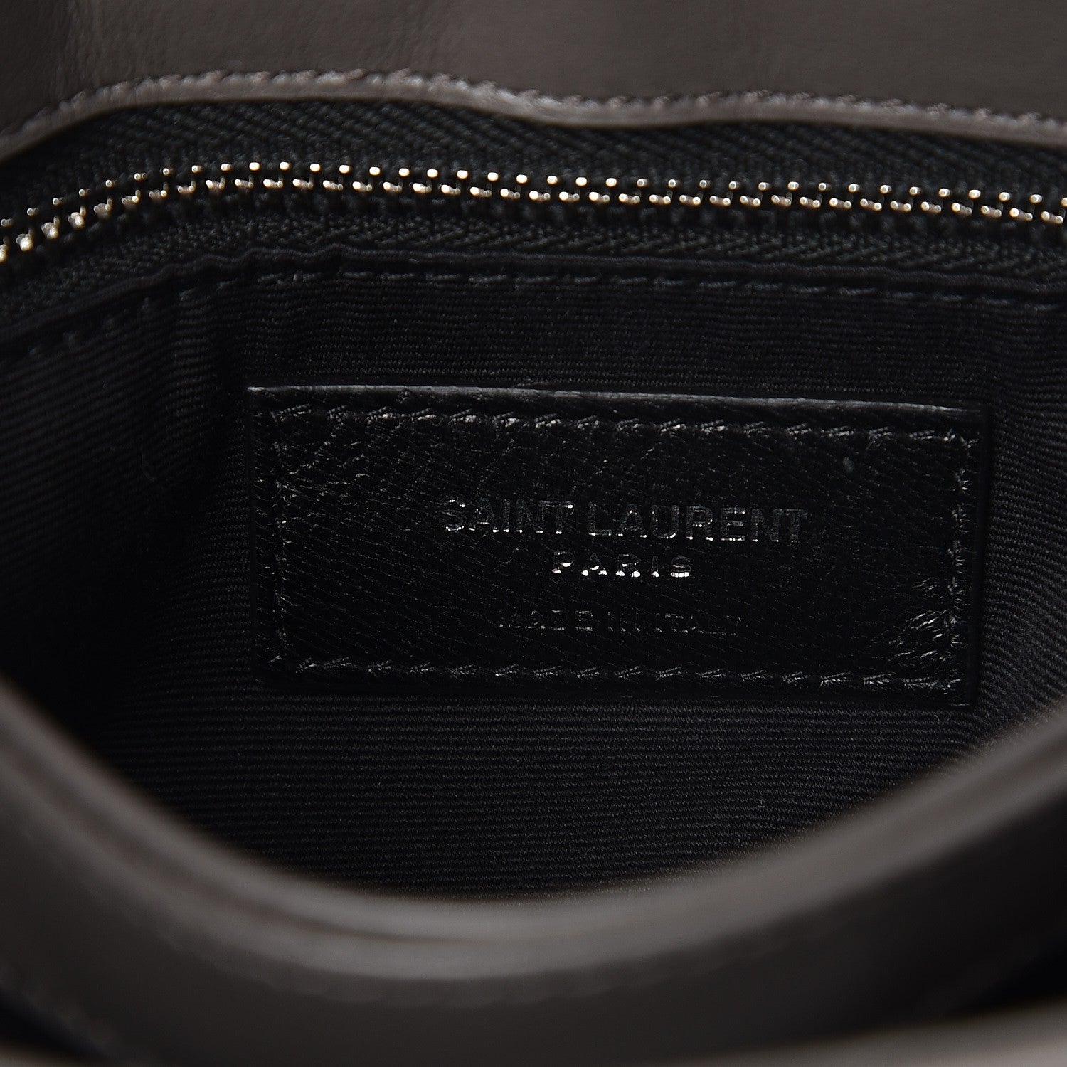 Saint Laurent Calfskin Y Quilted Monogram Toy Loulou Crossbody Bag Earth 8 of 8