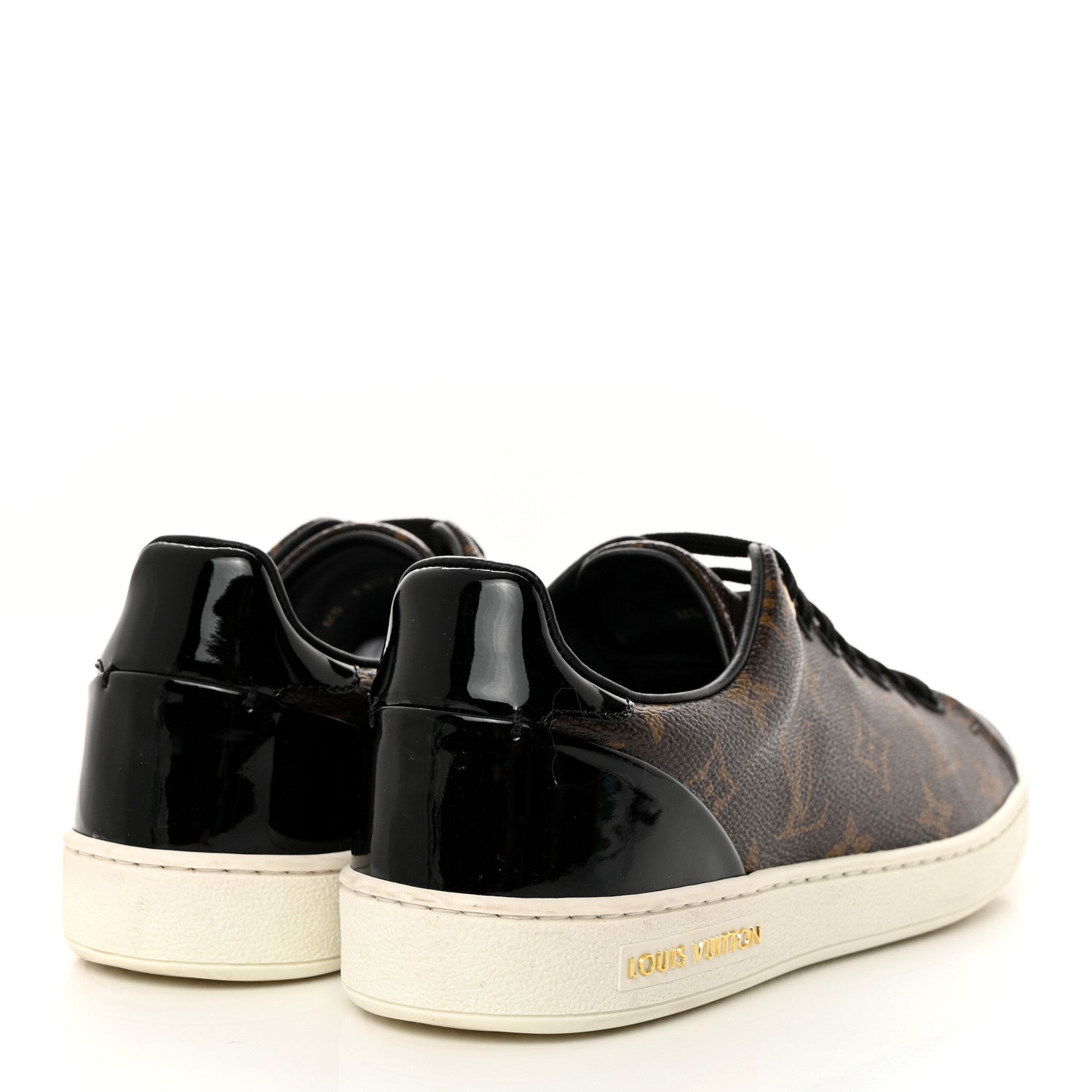 Louis Vuitton Patent Monogram Frontrow Sneakers 37.5 4 of 9