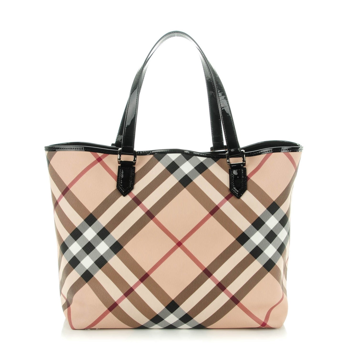 Nova Check Medium Tote Black