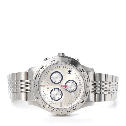 Gucci Stainless Steel 46mm G-Timeless Chronograph Quartz Watch 2 of 6