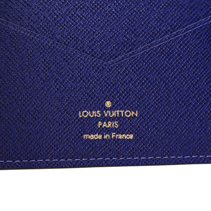 Louis Vuitton Monogram My LV Heritage Passport Cover Violet Bleu Marine 6 of 9