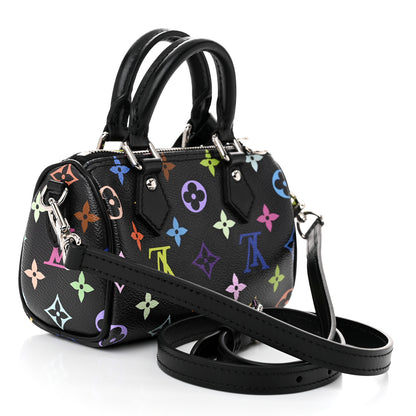 Louis Vuitton LV X TM Monogram Multicolor Nano Speedy Black 3 of 9