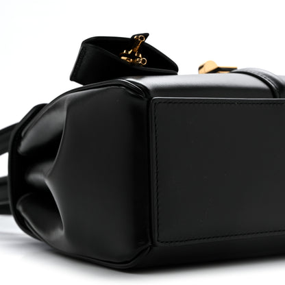 Celine Satinated Calfskin Mini 16 Top Handle Bag Black 9 of 12