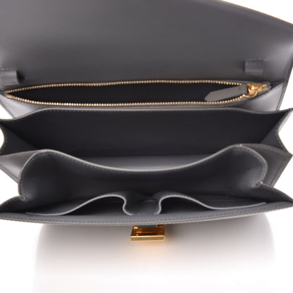 Celine Box Calfskin Medium Classic Box Flap Bag Zinc 5 of 7