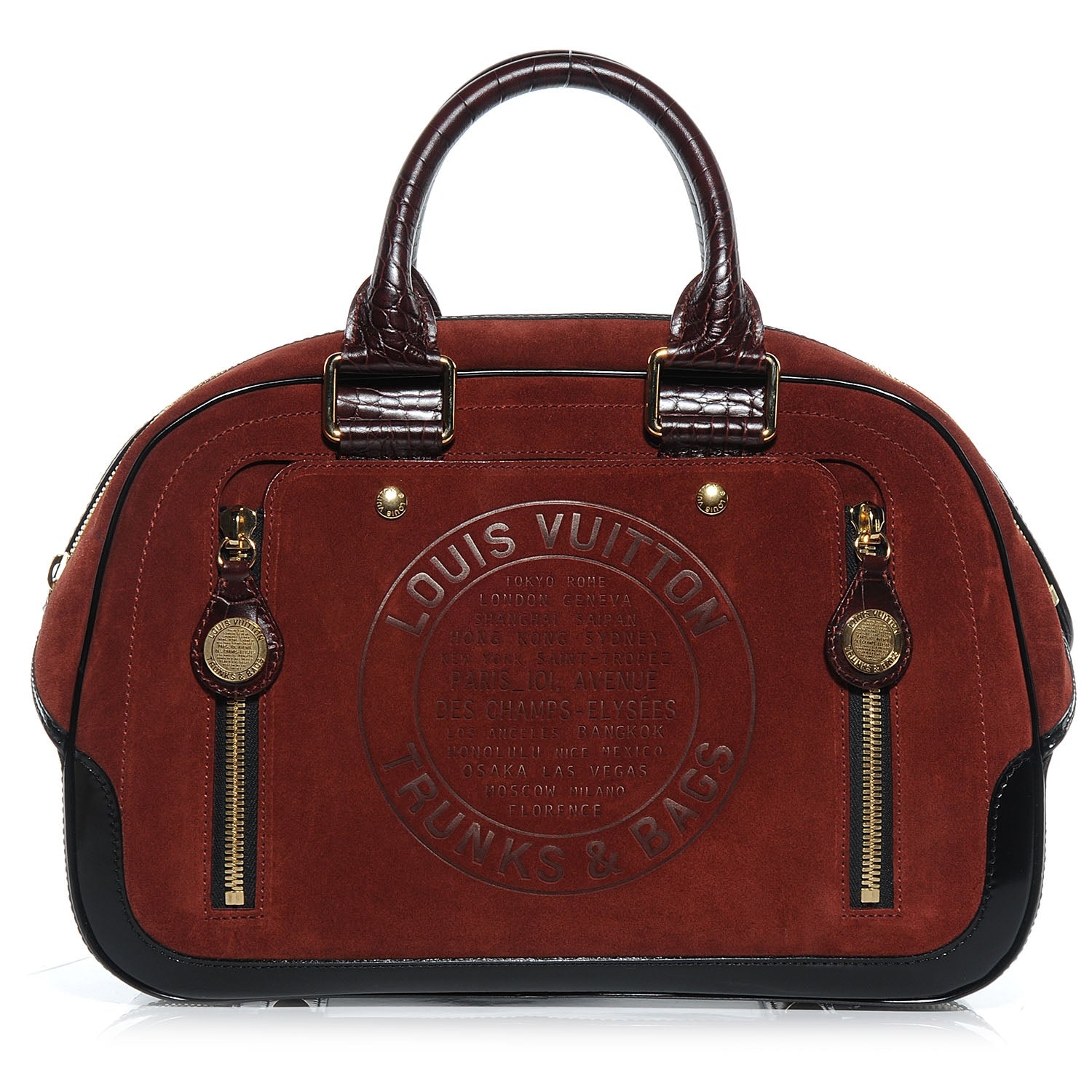 Louis Vuitton Havane Stamped Bowler GM 1 of 7