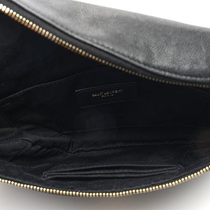 Saint Laurent Grain De Poudre Monogram Belt Bag Black 5 of 9