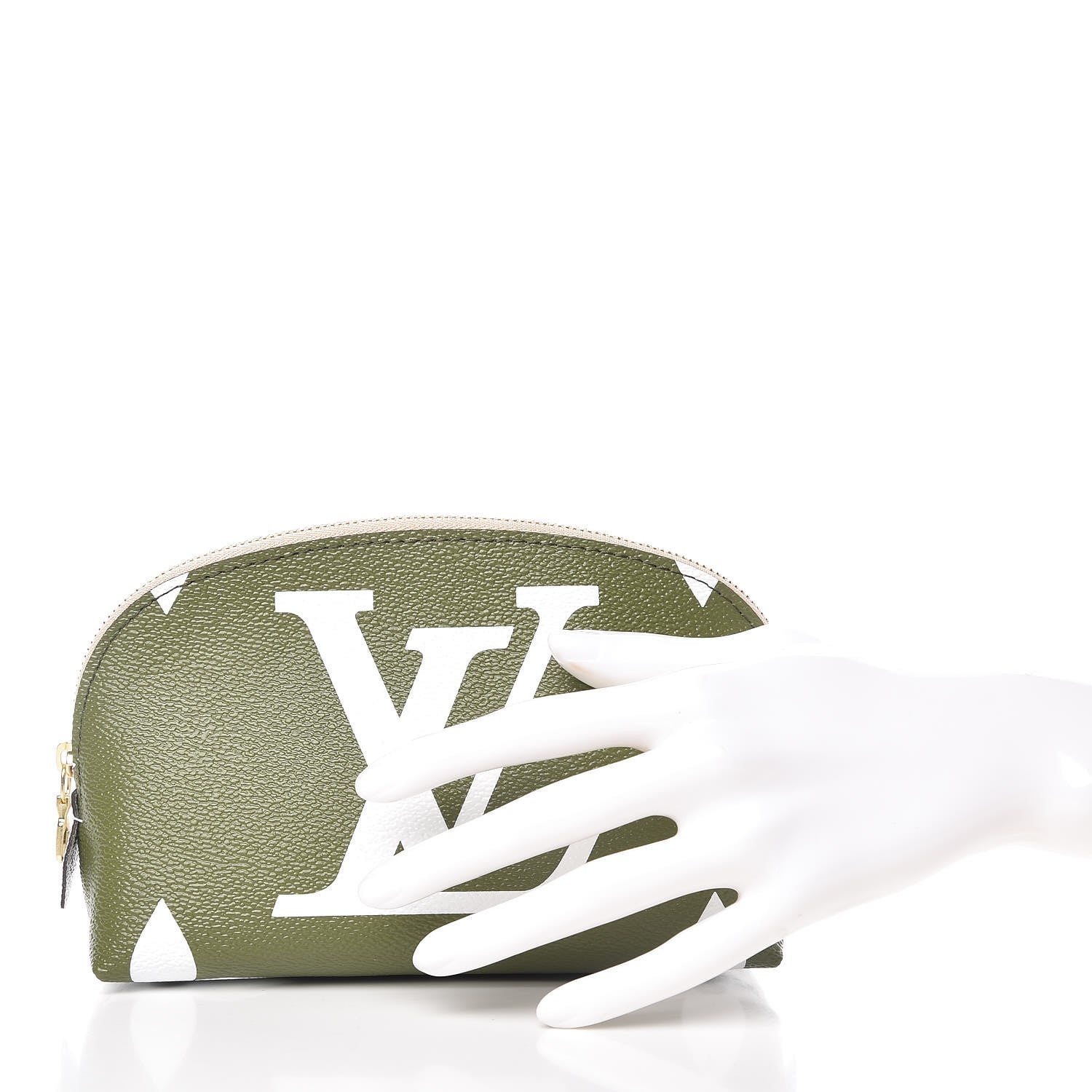 Louis Vuitton Monogram Giant Cosmetic Pouch Kaki 2 of 9