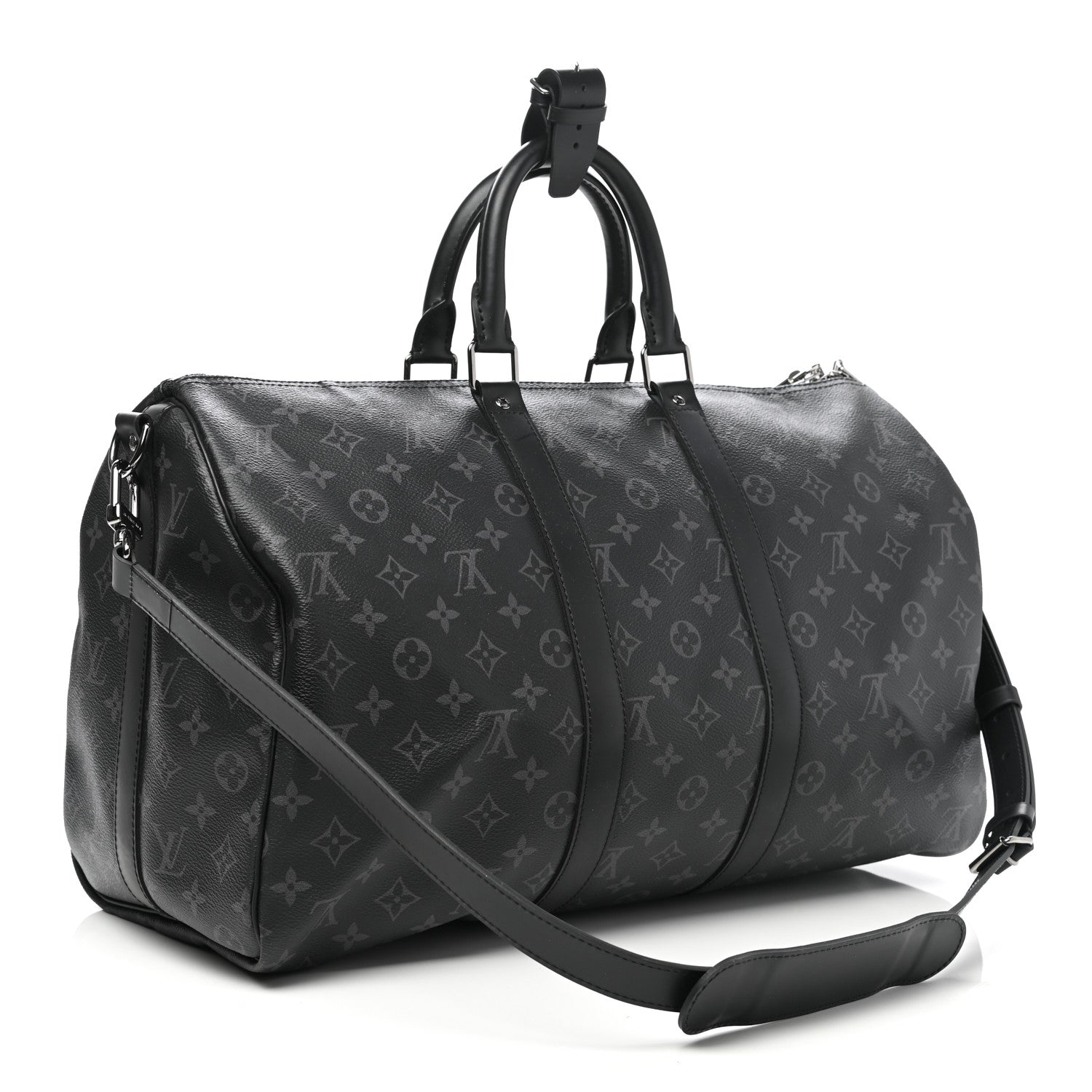 Louis Vuitton Monogram Eclipse Keepall Bandouliere 45 3 of 11