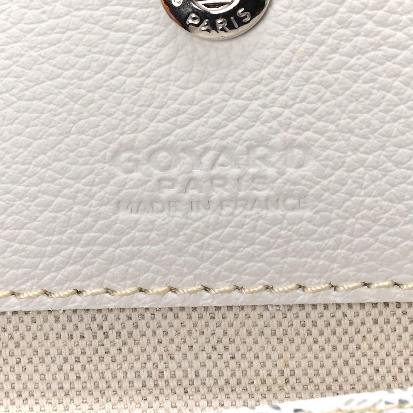 Goyardine Saint Louis GM White