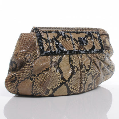 Fendi Python To You Convertible Clutch Natural 3 of 9