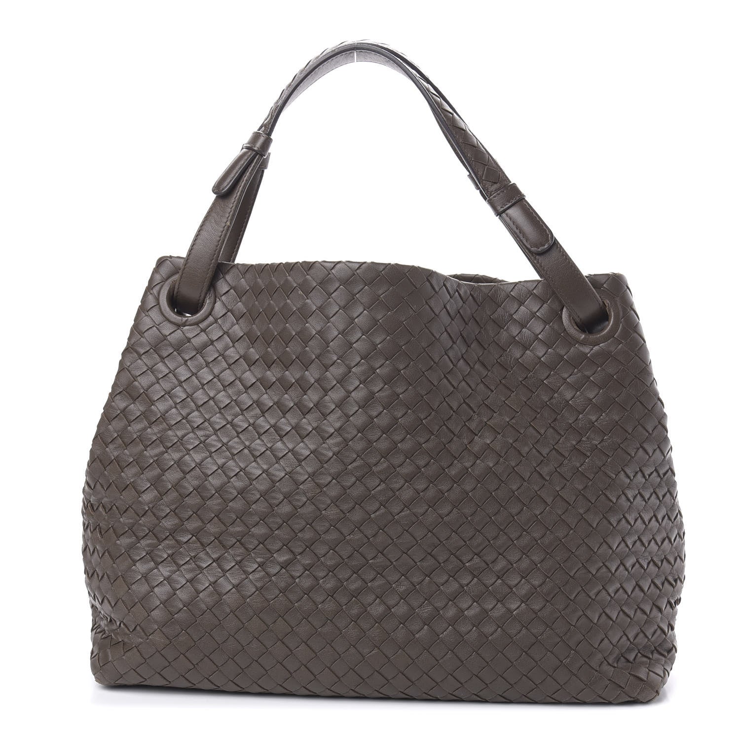 Bottega Veneta Nappa Intrecciato Medium Garda Bag Ebano 1 of 13