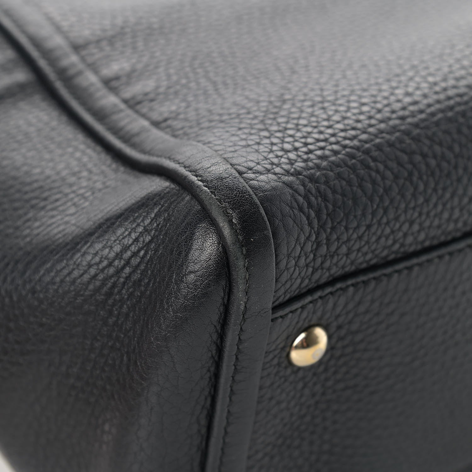 Gucci Pebbled Calfskin Small Soho Top Handle Bag Black 9 of 14