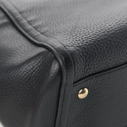Gucci Pebbled Calfskin Small Soho Top Handle Bag Black 9 of 14
