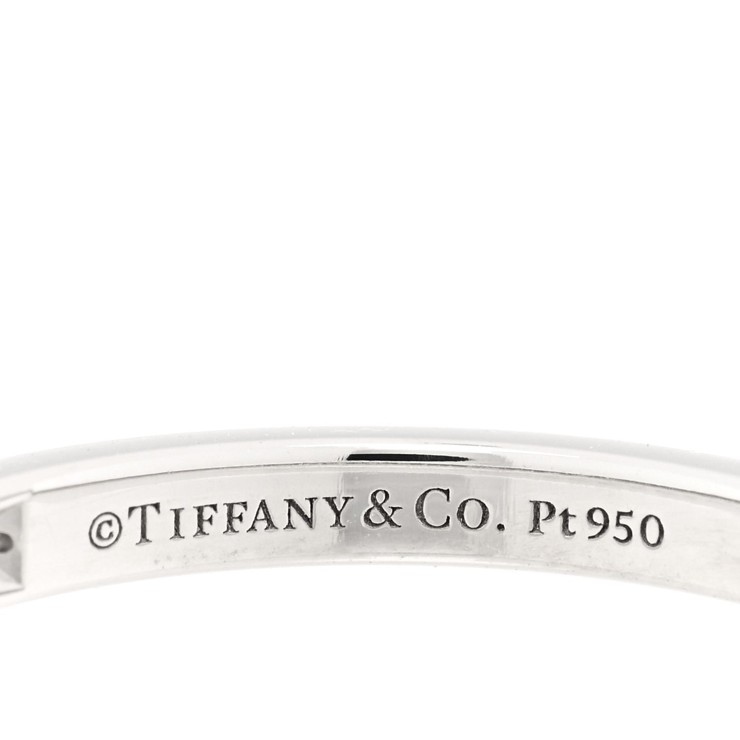 Platinum Diamond .17ctw Soleste Half Eternity Band Ring 49 5