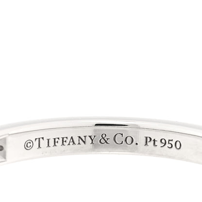 Tiffany Platinum Diamond .17ctw Soleste Half Eternity Band Ring 49 5 4 of 4