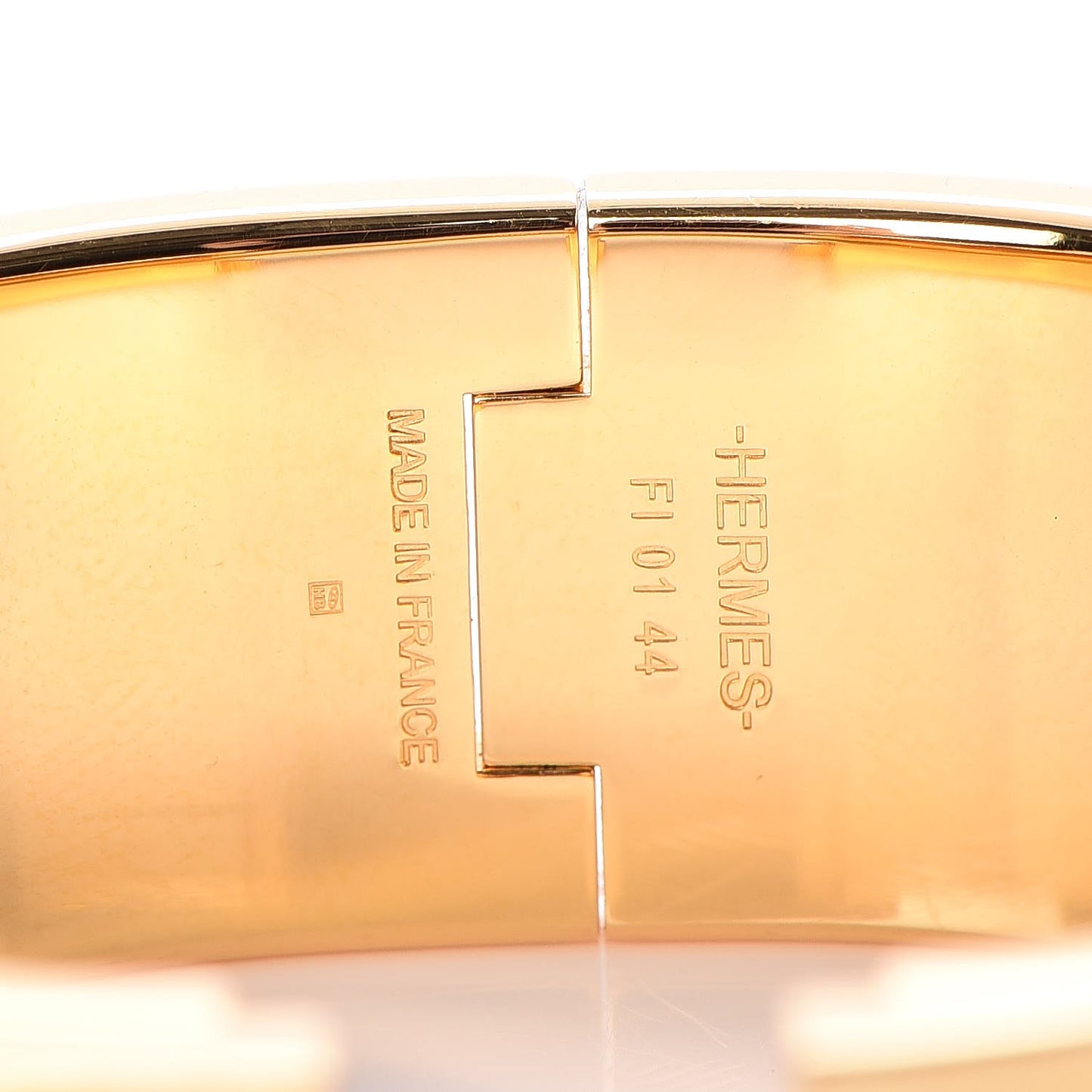 Enamel Wide Clic Clac H Bracelet PM Red
