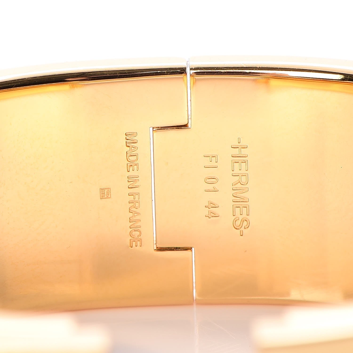 Hermes Enamel Wide Clic Clac H Bracelet PM Red 4 of 5