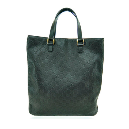 Gucci Guccissima Leather Flat Tote Black 1 of 10