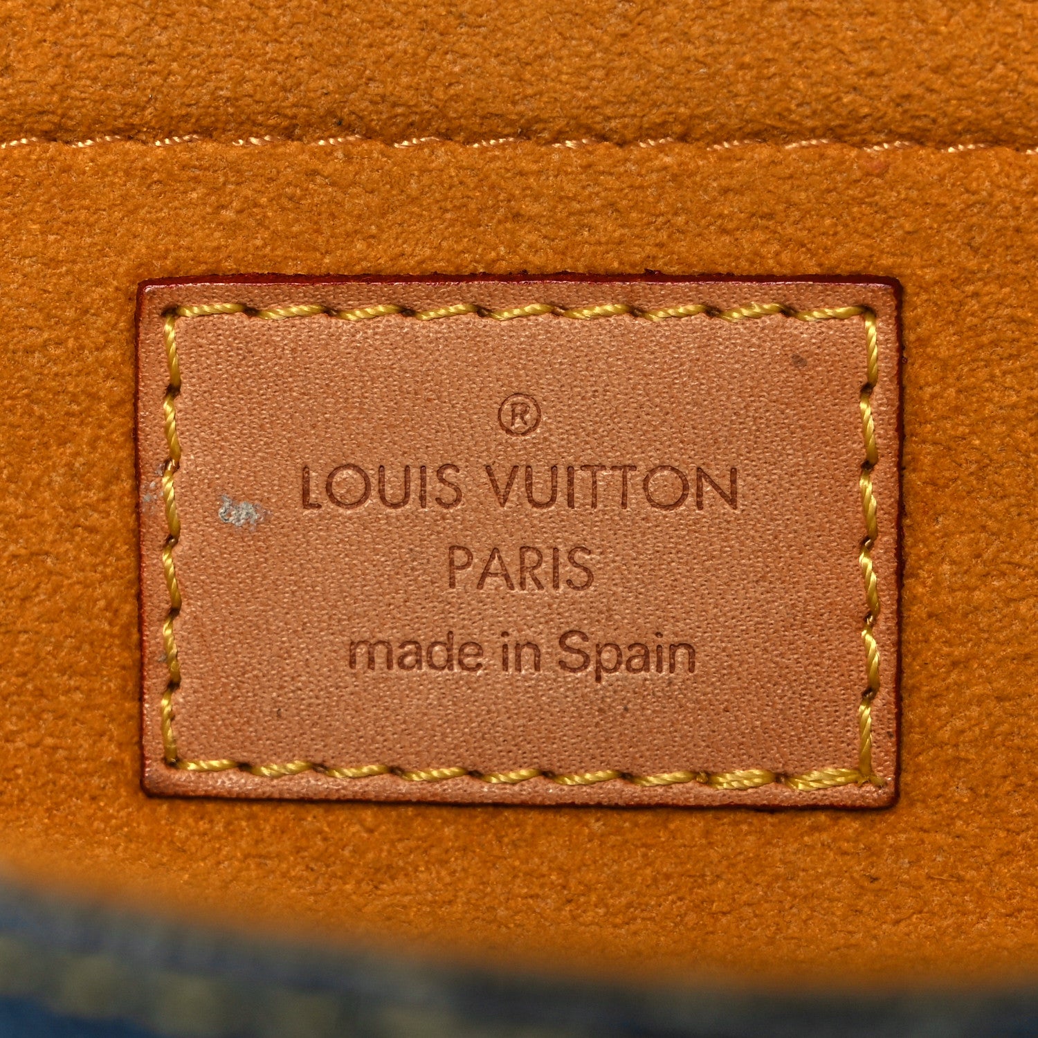 Louis Vuitton Monogram Denim Mini Pleaty Blue 6 of 9
