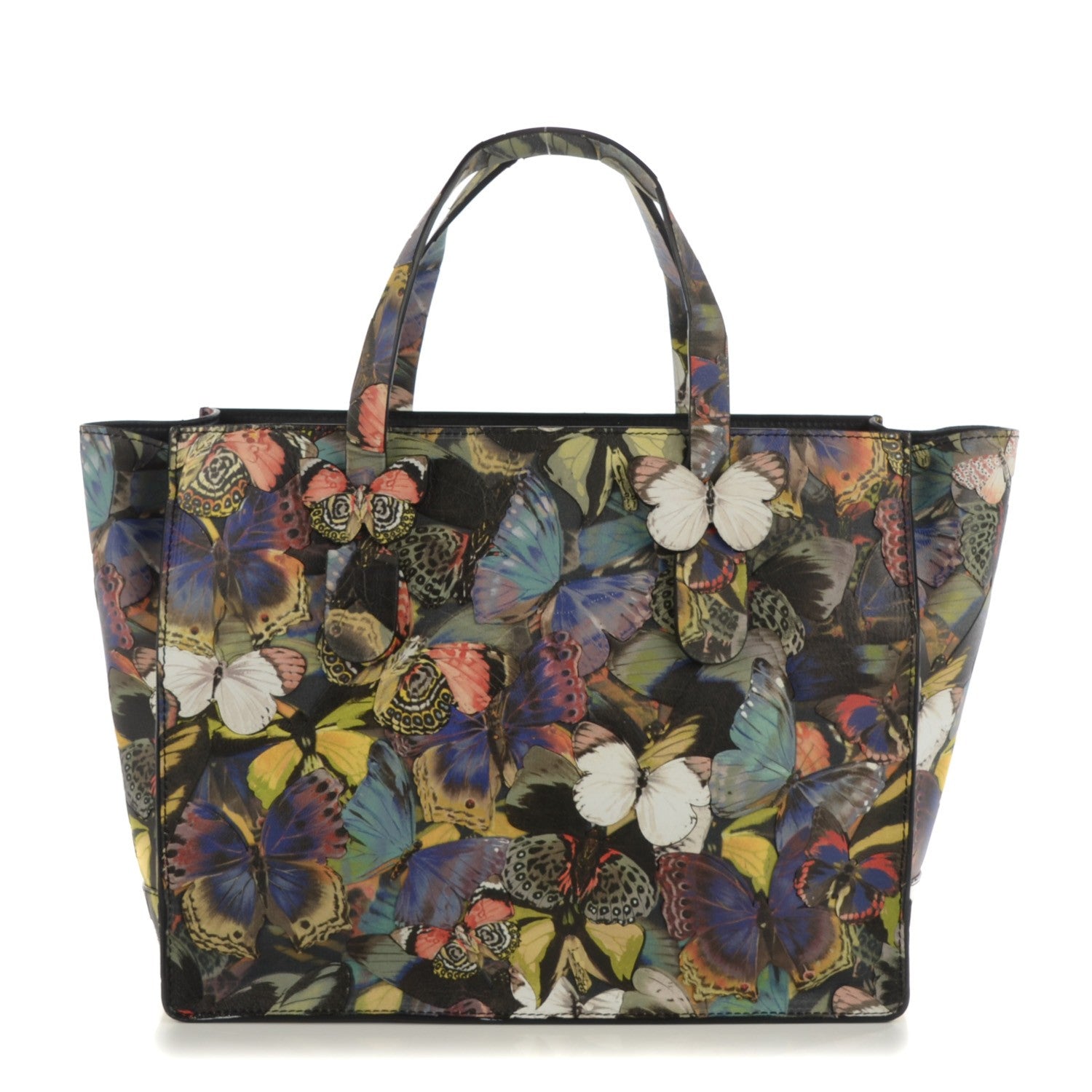 Valentino Garavani Calfskin Camubutterfly Tote 1 of 8