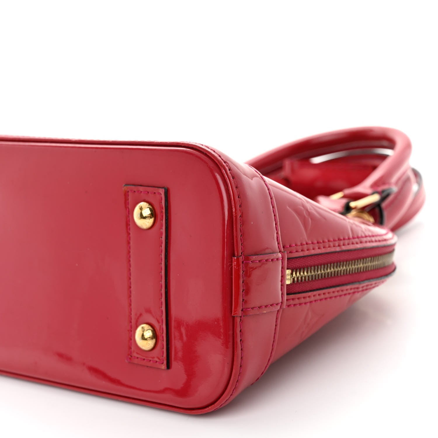 Louis Vuitton Vernis Alma BB Pomme D'Amour 9 of 9