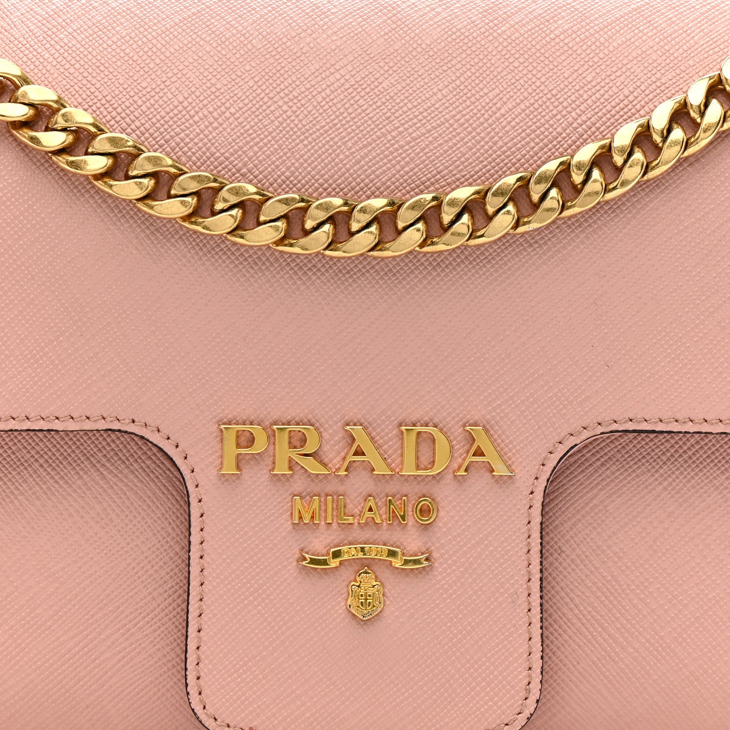 Prada Saffiano Flap Shoulder Bag Orchidea 8 of 11